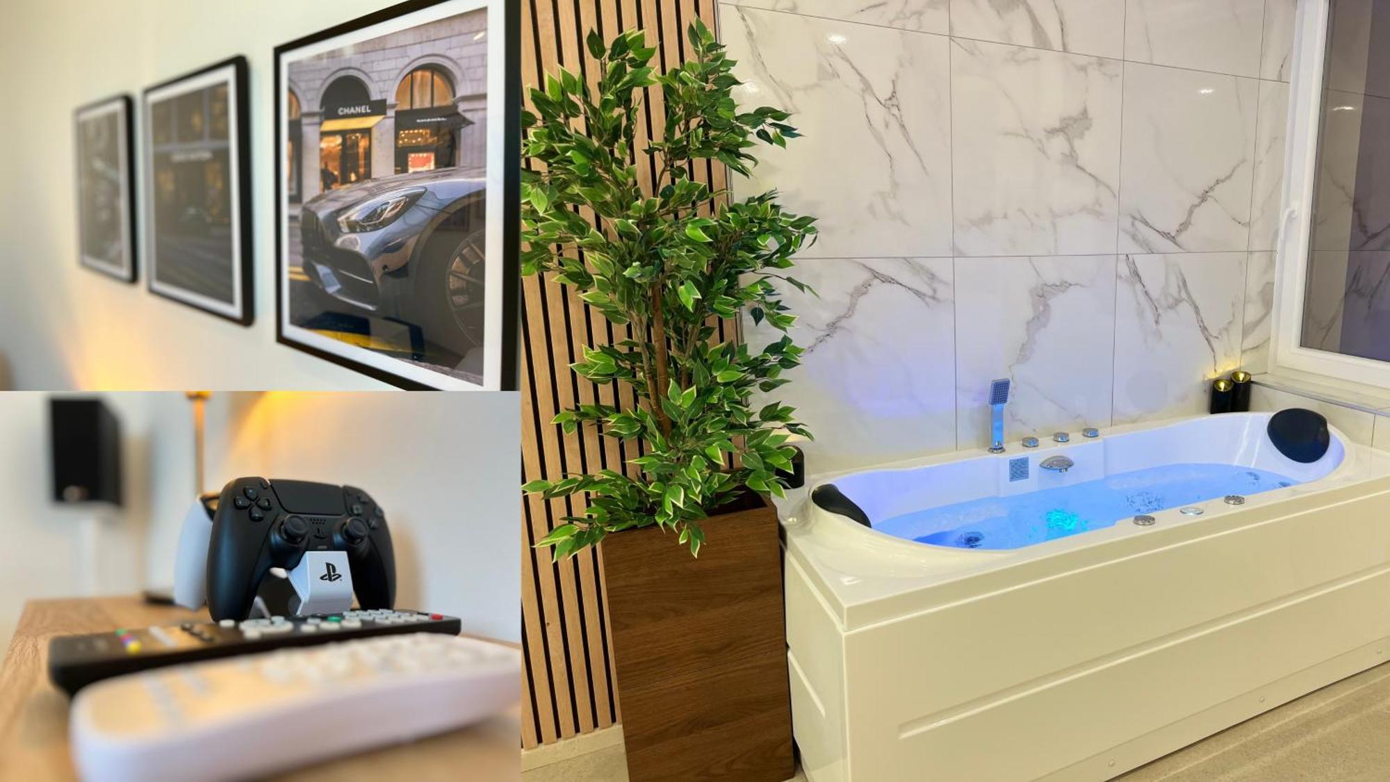 Ps5, Cinema & Jacuzzi - Skyline Luxe Saint-Etienne (Loire)